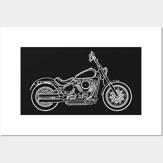 Cool motorcycle Wall Art by Aurealis